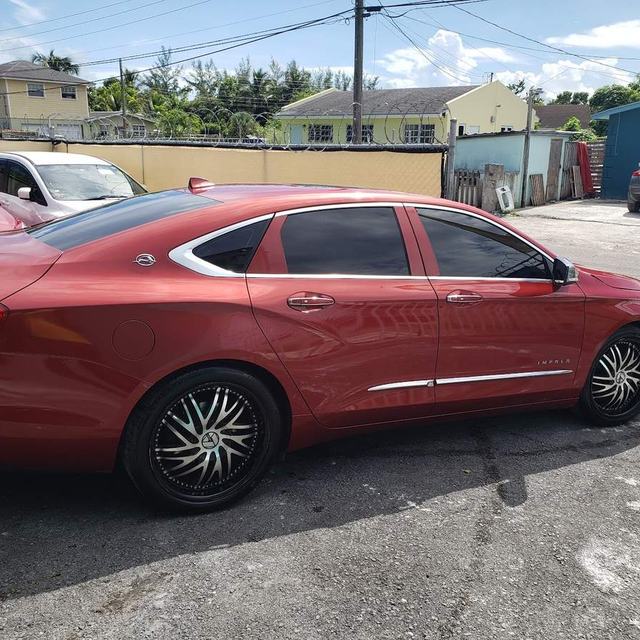 Red Impala, tinted