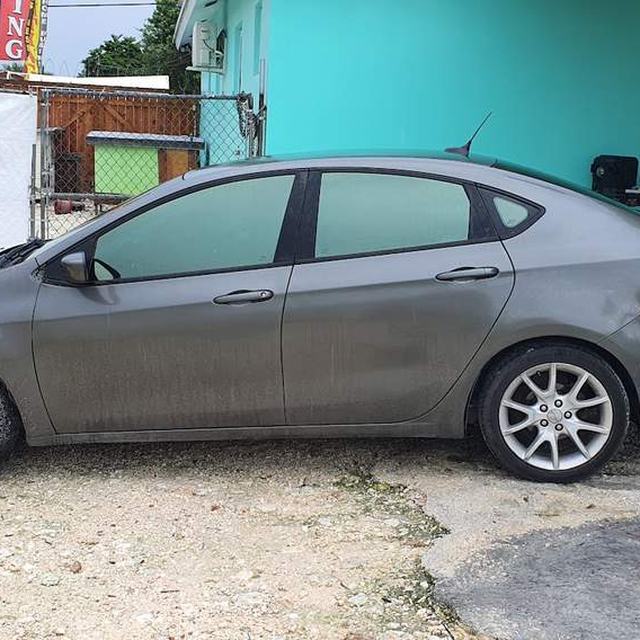 Dodge Dart with tinted windows